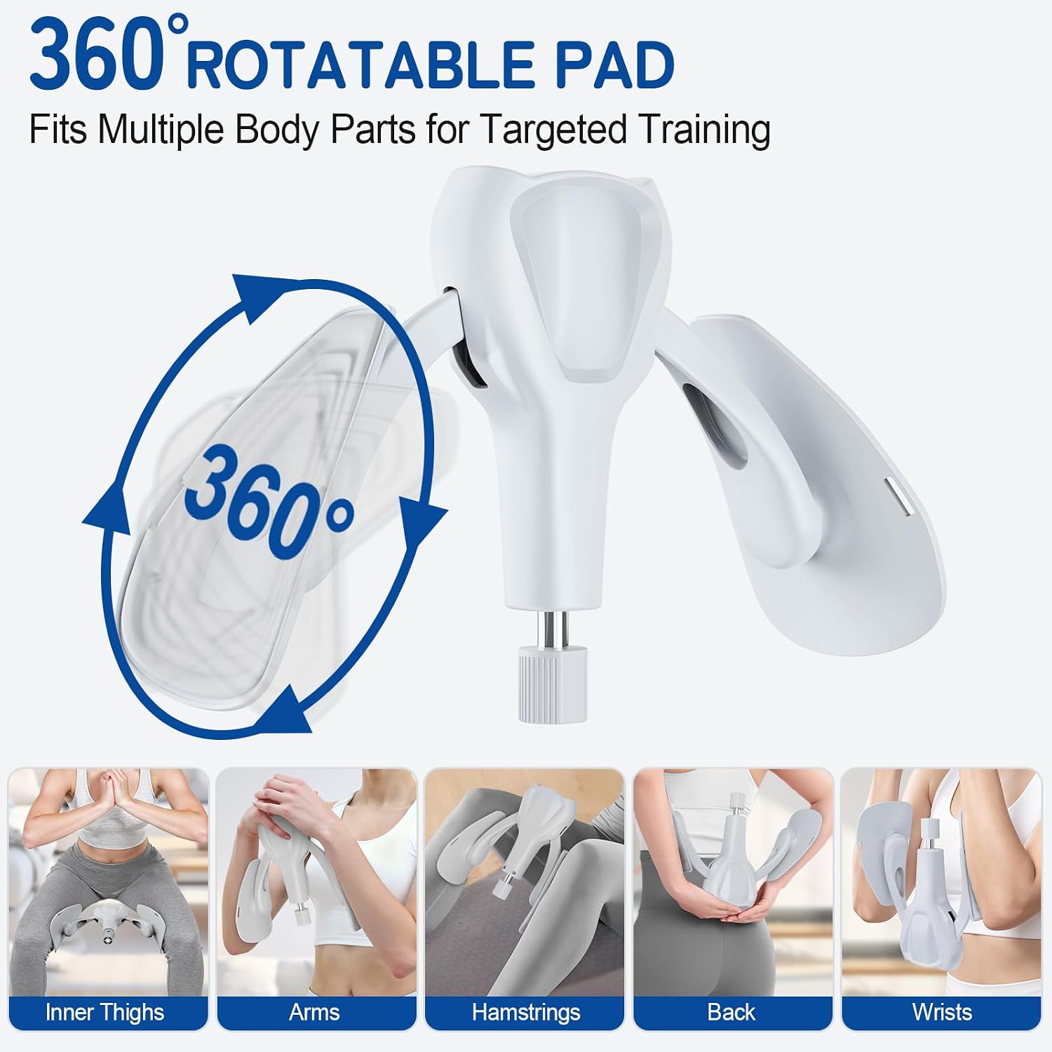 Pelvic Floor Exercise Devices 77lb Adjustable Kegel Exerciser with Band | Pelvic Floor Muscle Training, Inner Thigh & Thigh Trainer, Postpartum Recovery Support for Women,Suitable for Women and Men