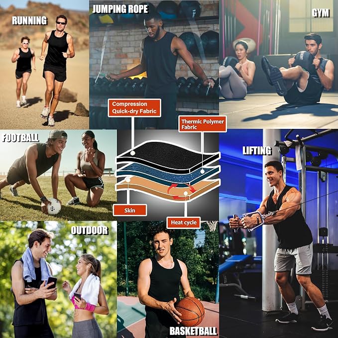 Sauna Vest for Men Waist Trainer
