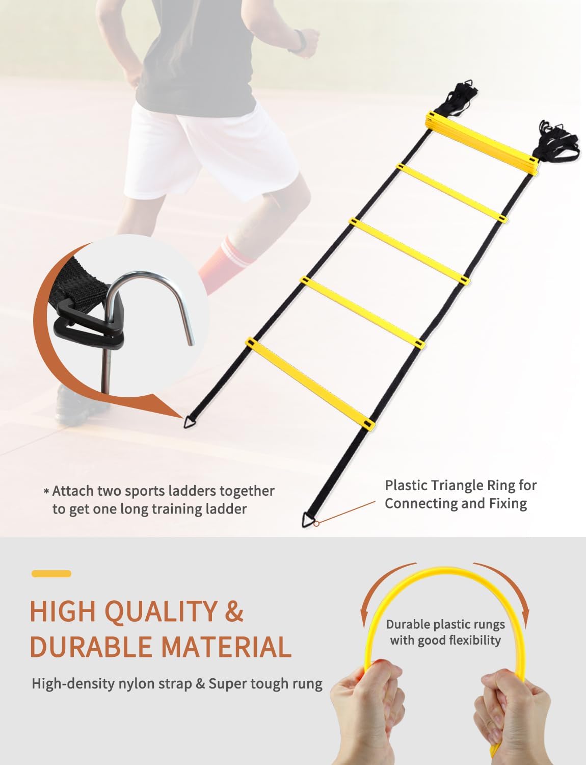 GHB Agility Ladder,Football Training Equipment Set