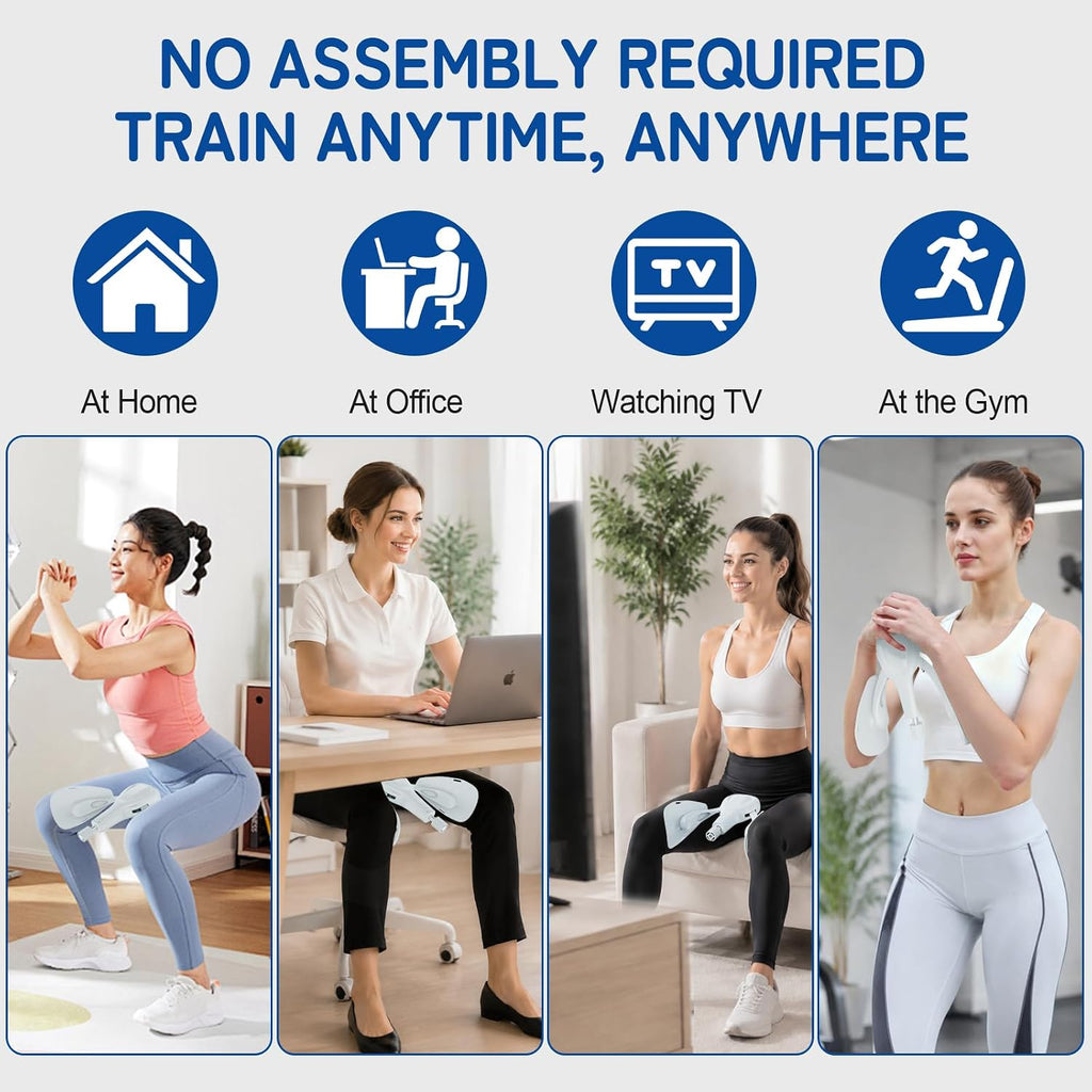 Pelvic Floor Exercise Devices 77lb Adjustable Kegel Exerciser with Band | Pelvic Floor Muscle Training, Inner Thigh & Thigh Trainer, Postpartum Recovery Support for Women,Suitable for Women and Men