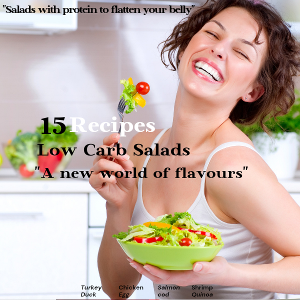 Salads with Protein to flatten your belly